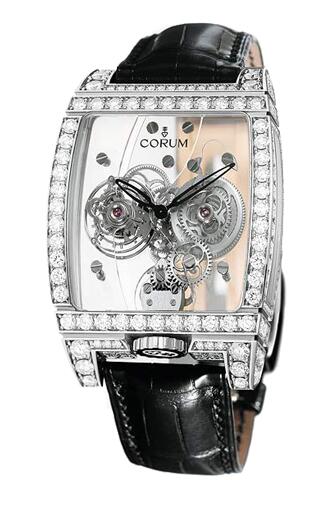 Corum Golden Bridge Golden Tourbillon Panoramique Diamants Watch Replica Ref. 382.851.69/0F01 0000